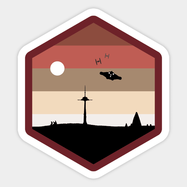 Lothal Sticker by xwingxing